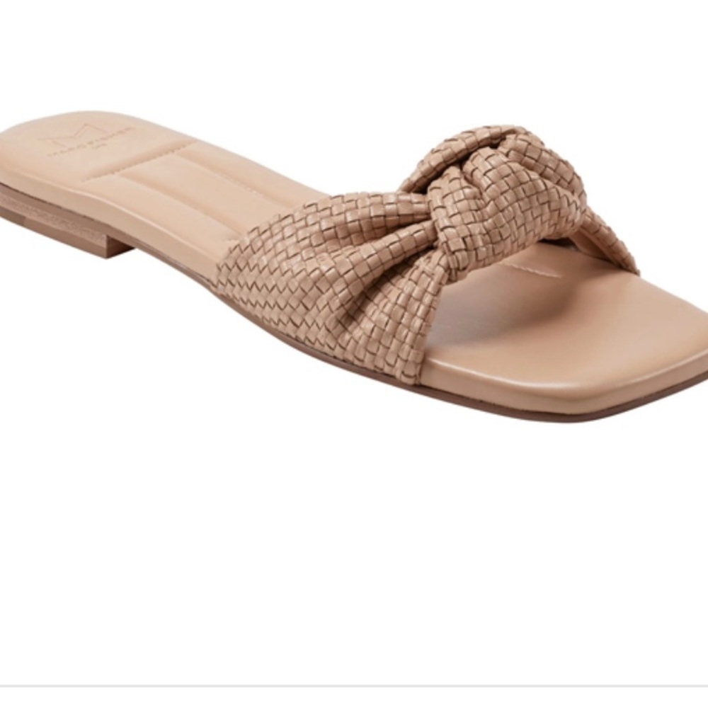 Marc Fisher Marlin Slide. Camel Color. Size 8 Tts - image 2